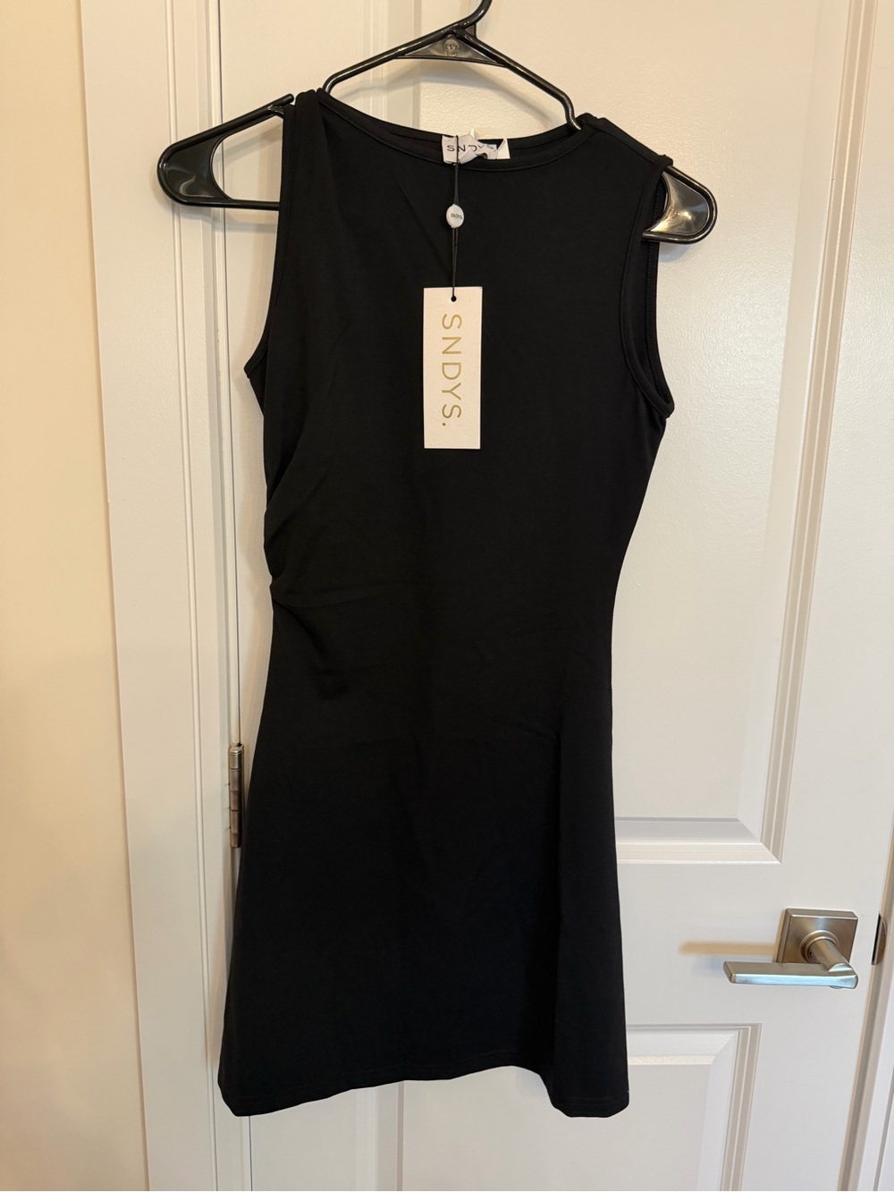 NWT SNDYS x REVOLVE Millie Black Mini Dress Size S